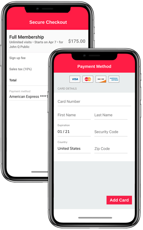 branded app checkout