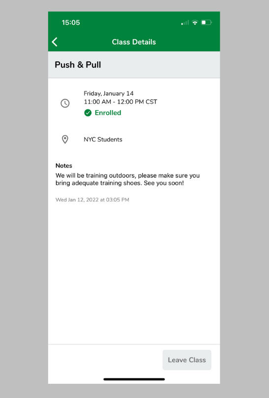 notes app client
